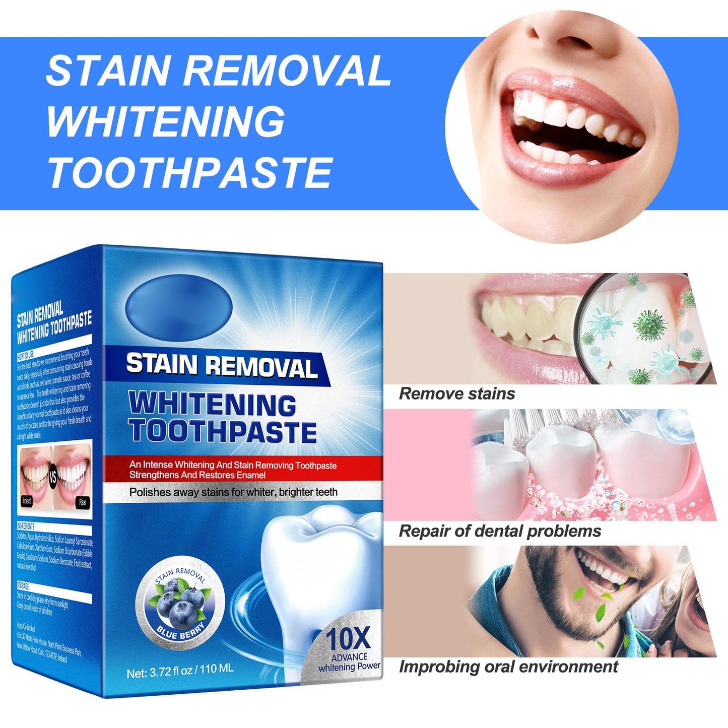 SEFUDUN– Stain Removal Whitening Toothpaste, Wholesale