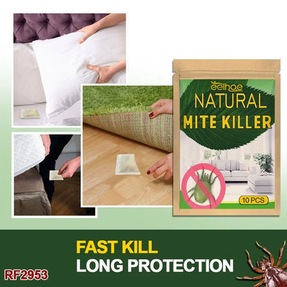 Natural Mite Killer – Non-Toxic, Antibacterial, for Beds, Pillows, Sheets, and Sofas